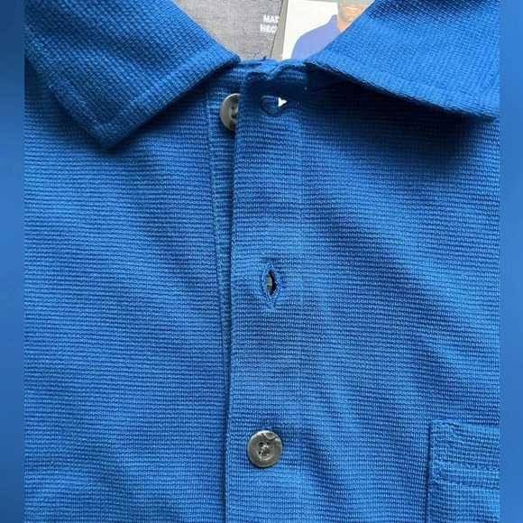 BUNDLE: 3- Eddie Bauer mens classic fit pocket polo shirt. Size: M. - Picture 4 of 16